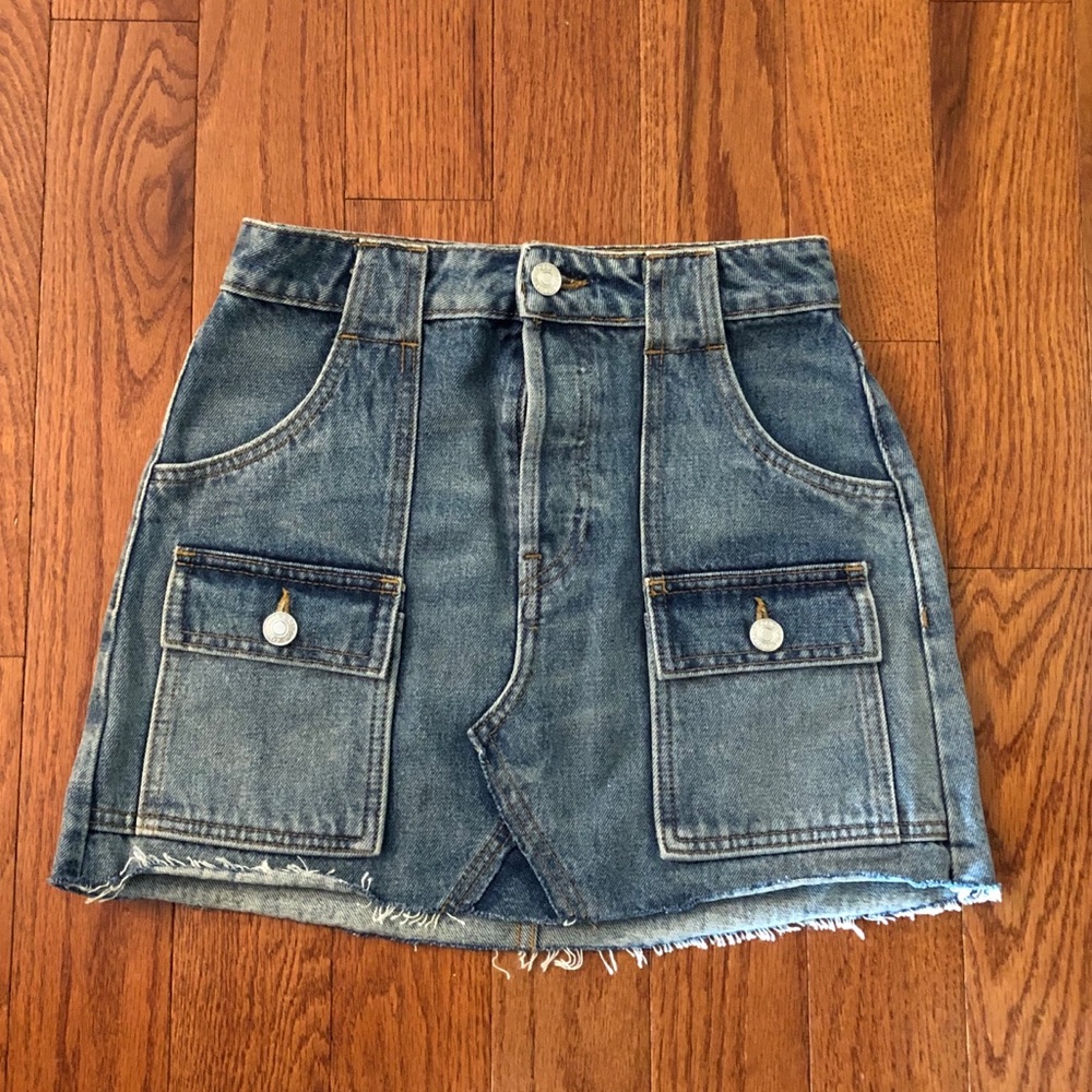 Re/Done denim skirt